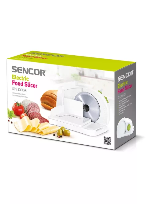 Електрически нож Sencor SFS 1001GR, 100 W, Бял/Зелен - Код G5222
