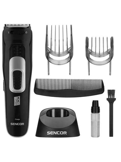 Машинка за подстригване Sencor SHP 4501BK, Сменяема приставка, Черен - Код G5311