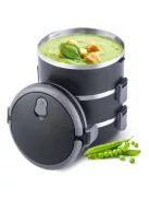 Термо кутия за храна LAMART LT6023 TEMP, 3 броя, Вместимост 1.8л., Черен - Код G5512