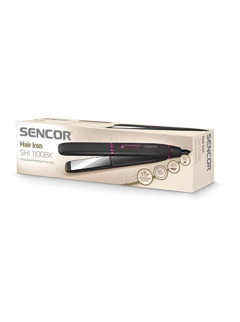 Преса за коса SENCOR SHI 1100BK, 45 W, Черен