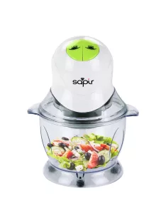   Чопър/Зеленчукорезачка SAPIR SP 1111 N, 400W, 1 литър, 2 скорости, Бял - Код G8035