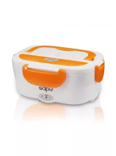   Електрическа кутия за храна за автомобил Sapir SP 1177 AD, 40W/12V, 1.5 литра, Бял/Oранжев - Код G8345