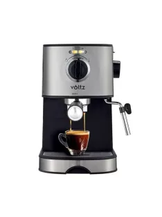   Еспресо машина Voltz V51171D, 20 bar, 850W, 2 цедки, Черен/инокс - Код G8495