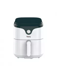 Фритюрник с горещ въздух Air Fryer Oliver Voltz OV51980VD, 1400W, 3.5 литра, Дигитален, Таймер, Температура до 200°C, Бял