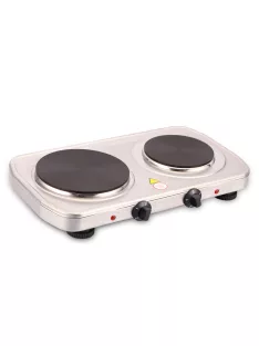   Двоен електрически котлон SAPIR SP 1445 ODRS, 2500W, Регулатор с ключ, Сребрист - Код G9123