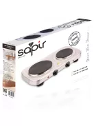 Двоен електрически котлон SAPIR SP 1445 ODRS, 2500W, Регулатор с ключ, Сребрист - Код G9123