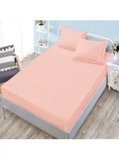   Едноцветен долен чаршаф с ластик и две калъфки (за матрак от 160x200 до 180x200) EmonaMall, 3 части - Модел S18244