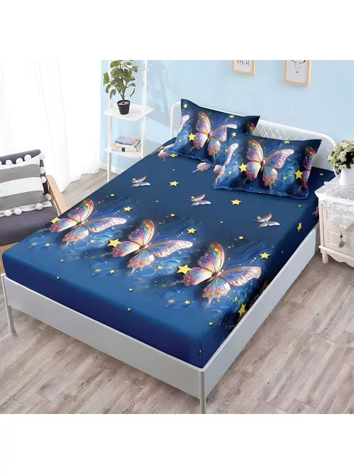 Долен чаршаф с ластик и две калъфки (за матрак от 160x200 до 180x200) EmonaMall, 3 части - Модел S19313