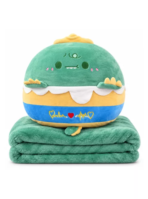 Плюшена играчка 35см, с одеяло, Киви